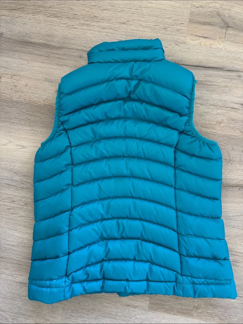 Patagonia Teal Quilted Down Vest